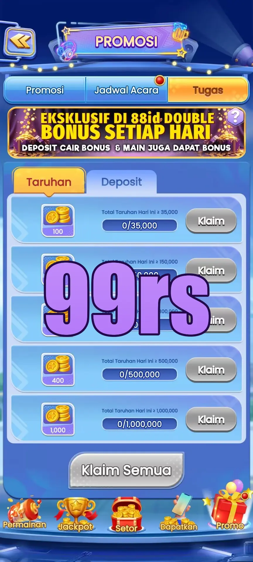 99rs Preview - Resmi Unduh